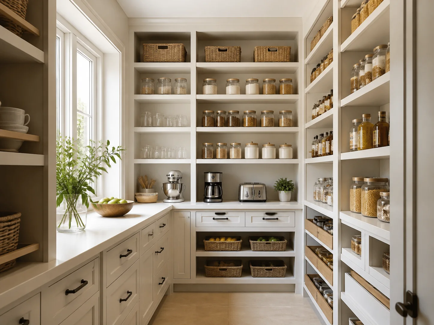 Custom Pantry Shelving and Storage design inspiration